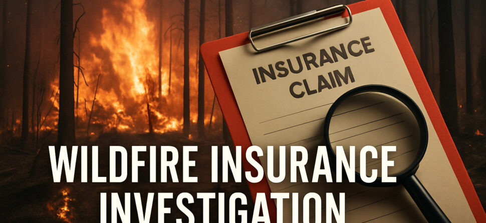 Investment Risk: State Farm Wildfire Investigation Impact